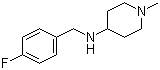 structure of CAS# 359878-47-0, 4-(4-氟苄基氨基)-1-甲基哌啶