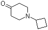N-环丁基-4-哌啶酮分子结构 (CAS 359880-05-0)