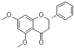 CAS # 36052-66-1, 5,7-Dimethoxyflavanone, (2S)-2,3-Dihydro-5,7-dimethoxy-2-phenyl-4H-1-benzopyran-4-one, (2S)-5,7-Di-O-methylpinocembrin, 5,7-Dimethoxyflavan-4-one