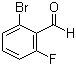 2-溴-6-氟苯甲醛分子结构 (CAS 360575-28-6)