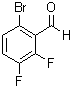 6-溴-2,3-二氟苯甲醛分子结构 (CAS 360576-04-1)