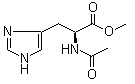 structure of CAS# 36097-48-0, N-乙酰基-L-组氨酸甲酯