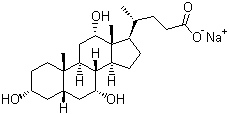 structure of CAS# 361-09-1, Sodium cholate