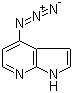 4-叠氮-1H-吡咯并[2,3-b]吡啶分子结构 (CAS 361370-27-6)