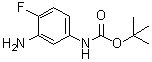 3-氨基-4-氟苯基氨基甲酸叔丁酯分子结构 (CAS 361548-95-0)