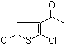 structure of CAS# 36157-40-1, 3-Acetyl-2,5-dichlorothiophene