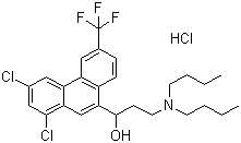 CAS 登录号：36167-63-2, 盐酸卤泛群