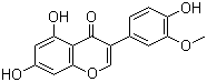 structure of CAS# 36190-95-1, 3'-O-甲基香豌豆苷元