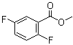 2,5-二氟苯甲酸甲酯分子结构 (CAS 362601-90-9)