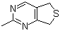 2-甲基-5,7-二氢噻吩并[3,4-d]嘧啶分子结构 (CAS 36267-71-7)