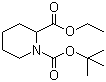 structure of CAS# 362703-48-8, N-Boc-2-哌啶甲酸乙酯