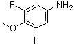 structure of CAS# 363-47-3, 3,5-二氟-4-甲氧基苯胺
