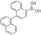 B-[1,1'-联萘]-4-基硼酸分子结构 (CAS 363607-69-6)