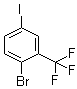 CAS # 364-11-4, 1-Bromo-4-iodo-2-(trifluoromethyl)-benzene