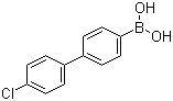 4'-氯联苯-4-硼酸分子结构 (CAS 364044-44-0)