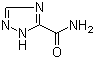 structure of CAS# 3641-08-5, 2H-1,2,4-三氮唑-3-甲酰胺