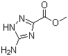 structure of CAS# 3641-14-3, 5-氨基-1H-1,2,4-三氮唑-3-羧酸甲酯