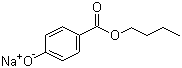 structure of CAS# 36457-20-2, Butylparaben sodium salt