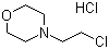 structure of CAS# 3647-69-6, 4-(2-Chloroethyl)morpholine hydrochloride