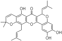 异叶波罗蜜环黄酮素分子结构 (CAS 36545-53-6)