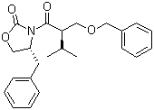 CAS # 365541-74-8, (4R)-3-[(2S)-3-Methyl-1-oxo-2-[(phenylmethoxy)methyl]butyl]-4-(phenylmethyl)-2-oxazolidinone, Aliskiren inter-10