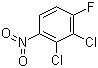 2,3-二氯-4-氟硝基苯分子结构 (CAS 36556-51-1)