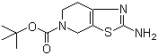 2-氨基-6,7-二氢噻唑并[5,4-c]吡啶-5(4H)-甲酸叔丁酯分子结构 (CAS 365996-05-0)