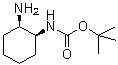 ((1S,2R)-2-氨基环己基)氨基甲酸叔丁酯分子结构 (CAS 365996-30-1)