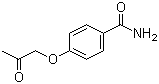 4-(2-氧代丙氧基)苯甲酰胺分子结构 (CAS 36616-19-0)