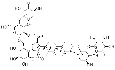 CAS 登录号：366814-42-8, 苦苏花皂苷 C