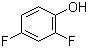 structure of CAS# 367-27-1, 2,4-二氟苯酚