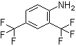 structure of CAS# 367-71-5, 2,4-Bis(trifluoromethyl)aniline
