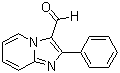 structure of CAS# 3672-39-7, 2-Phenylimidazo[1,2-a]pyridine-3-carbaldehyde
