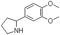 2-(3,4-二甲氧基苯基)吡咯烷分子结构 (CAS 367281-00-3)