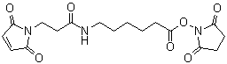 structure of CAS# 367927-39-7, Succinimidyl 6-(beta-maleimidopropionamido)hexanoate