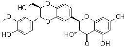 structure of CAS# 36804-17-8, (±)-水飞蓟宾