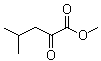 structure of CAS# 3682-43-7, 4-甲基-2-氧代戊酸甲酯