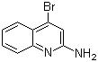 structure of CAS# 36825-32-8, 4-溴-2-喹啉胺