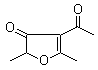 structure of CAS# 36871-78-0, 4-乙酰基-2,5-二甲基-3(2H)-呋喃酮