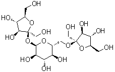 CAS # 3688-75-3, O-beta-D-Fructofuranosyl-(2→6)-alpha-D-glucopyranosylfructofuranoside, beta-D-Fructofuranosyl O-beta-D-fructofuranosyl-(2→6)-alpha-D-glucopyranoside, 6G-Kestose, 6G-Kestotriose, Neokestose, iso-Kestose