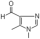 1,5-二甲基-1H-咪唑-4-甲醛分子结构 (CAS 368833-94-7)