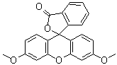 structure of CAS# 36886-76-7, 3',6'-Dimethoxyfluoran