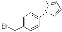 1-[4-(溴甲基)苯基]-1H-吡唑分子结构 (CAS 368869-85-6)