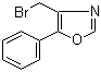 4-(溴甲基)-5-苯基-1,3-恶唑分子结构 (CAS 368869-94-7)