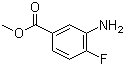 structure of CAS# 369-26-6, 3-氨基-4-氟苯甲酸甲酯