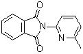 structure of CAS# 36932-61-3, 2-(6-甲基-2-吡啶基)-1H-异吲哚-1,3-(2H)-二酮