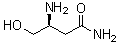 (3S)-3-氨基-4-羟基丁酰胺分子结构 (CAS 36983-58-1)