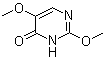 structure of CAS# 370103-23-4, 2,5-二甲氧基-4(3H)-嘧啶酮