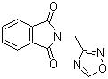 N-[(1,2,4-恶二唑-3-基)甲基]邻苯二甲酰亚胺分子结构 (CAS 370107-81-6)