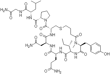 卡贝缩宫素分子结构 (CAS 37025-55-1)